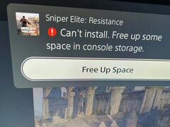 Some users continue to get similar errors despite having more than enough space.