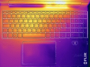 Surface temperatures stress test (top)