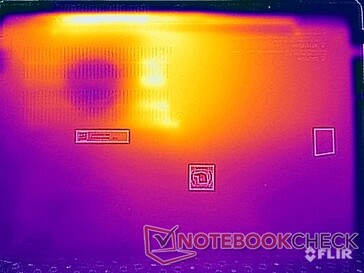 Bottom surface temperatures (stress test)