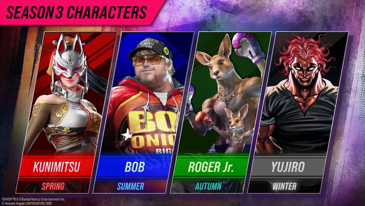 Tekken 8 Season 3's DLC roster is three returning characters...and Yujiro.