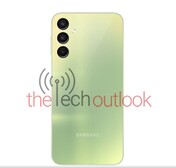 Galaxy A24 - light green. (Image source: Thetechoutlook)