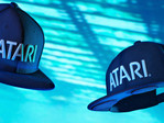 The Atari Speakerhat is a baseball style cap with stereo Bluetooth speakers sewn into the brim. (Source: Atari)