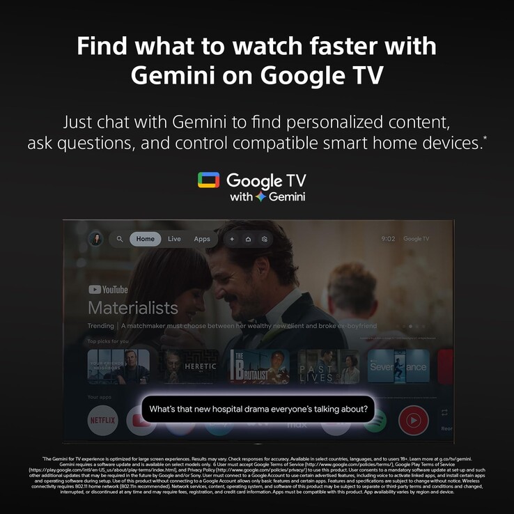 To keep the price down, Sony excluded premium features found in its higher-tier displays, such as the XR Processor, anti-reflective coating, and Acoustic Surface Audio.
