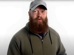 The digital recreation of Christopher Pelkey (pictured), who was killed in a 2021 road rage incident. (Image source: Stacey Wales on YouTube)