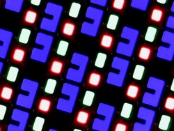 OLED main display subpixel grid