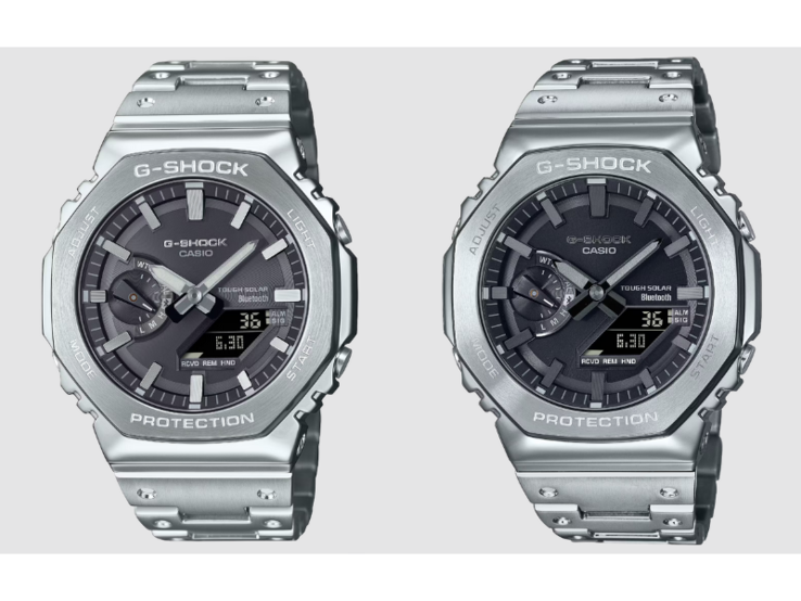 The Casio GM-B2100SD-1A (left) and GM-B2100D-1A (right). (Image source: Casio)