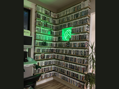 The complete North American Xbox 360 physical games collection pictured (image source: u/uncleseeth)