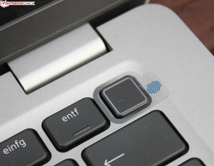 Fingerprint sensor is in the power key