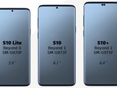 The Galaxy S10 is expected to be announced at the Galaxy UNPACKED 2019 event in February next year. (Image source: @evleaks)