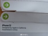Apple is expected to announce the iPhone 13 series next month. (Image source: Weibo)