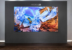MicroLED panels could become the new standard for high-end TVs. (Image source: Samsung)