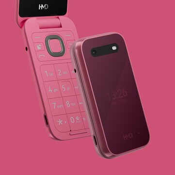 The HMD 2660 Flip has large buttons that make it easy to operate. (Image source: HMD)