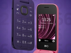 The HMD 2660 Flip is a refresh of the Nokia 2660 Flip with a refined design and updated features. (Image source: HMD)