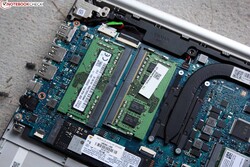 the two RAM sockets