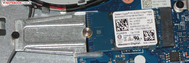 An SSD serves as the system drive.