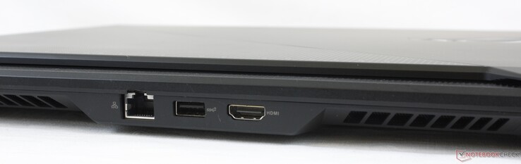 Rear: Gigabit RJ-45, USB-A 3.2, HDMI 2.0b