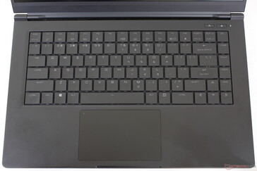 All keys are optical mechanical here in contrast to the keyboard on the Alienware x15 where its Functions keys are not