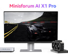 Minisforum AI X1 Pro features two USB4 ports and one OCuLink port (Image source: Minisforum - edited)
