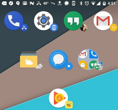 Nova Launcher 5.1 beta 1 Dynamic Badges feature