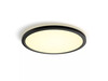 The Philips Hue Tento round LED ceiling panel, White Ambiance, Black Frame, 54.2 cm. (Image source: Philips Hue)