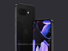 The Google Pixel 9a is reportedly getting a new 48 MP main camera. (Image source: @OnLeaks / Android Headlines)