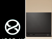 The Project Helix logo next to a picture of the Steam Machine