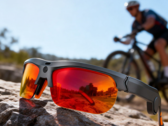Rollme VistaView smart glasses on a rock.