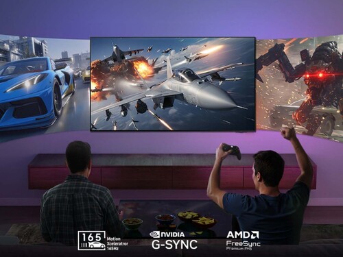 Samsung S95F OLED TV gaming features shown