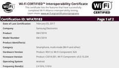 Samsung Galaxy C5 Pro SM-C501X hits WiFi Alliance and gets WiFi certification