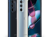 Motorola sells the Edge 30 Pro in Cosmos Blue and Stardust White. (Image source: Motorola)