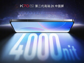 The Redmi K70 Pro would be the first smartphone with a 4,000-nit display. (Image source: Xiaomi)