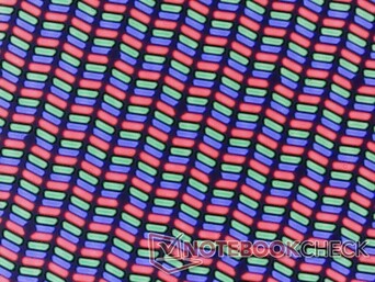 Sharp subpixel array with no noticeable graininess issues