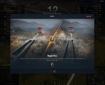 World of Tanks 1.7.1 - Rapid Fire mode detailed (Source: Own)