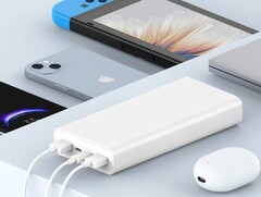 The Xiaomi 20,000 mAh 22.5 W power bank can fully charge an iPhone 13 four times. (Image source: Xiaomi)
