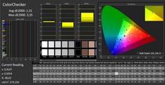 CalMAN - ColorChecker (calibrated)