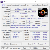 Ryzen 3500u outlet spec