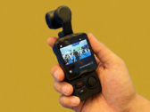 Hands-on image of the Feiyu Pocket 4 (sharpened with Gemini AI).
