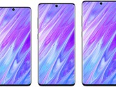 Renders of the Galaxy S20 range based on leaked information. (Source: @BenGeskin)