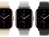 The Huami Amazfit GTS 2 comes in a choice of three colors. (Image source: Huami - edited)