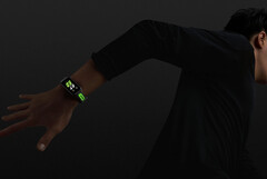 Xiaomi's latest wearable comes with an optional glow in the dark watch band. (Image source: Xiaomi)