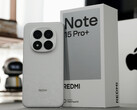 The Redmi Note 15 Pro Plus in its Cedar White finish with its retail packaging. (Image source: DSP-Charles)