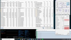 System information during a Prime95 stress test