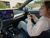 Playing PAC-MAN with a VW car. (Image source: Volkswagen)