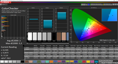 CalMAN ColorChecker (after calibration)