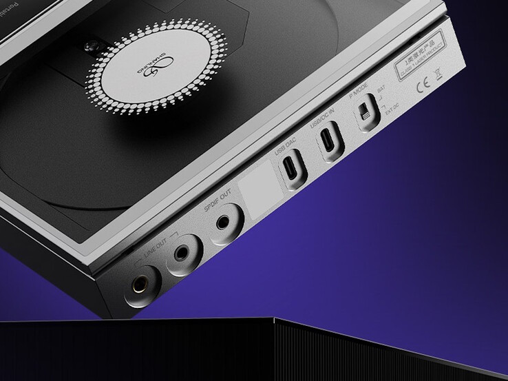 The Shanling EC Zero AKM portable CD player supports 3.5 mm single-ended and 4.4 mm balanced wired headphones, optical SPDIF connections, and Bluetooth 5.3 wireless headphones. (Image source: Shanling)