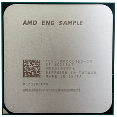 AMD Ryzen 7 5700G engineering sample. (Image Source: QQ via Videocardz)