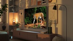 Amazon&#039;s Fire TV Omni mini-LED TVs have a light sensor that auto-adjusts picture quality based on Ambient light. (Image source: Amazon)