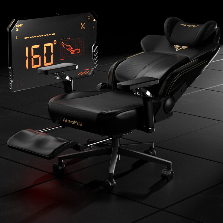 The AutoFull M6 Ultra 2.0 gaming chair reclines from 90° to 160°
