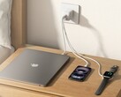 The new Belkin BoostCharge Pro 3-Port GaN Wall Charger 70W. (Image source: Belkin)
