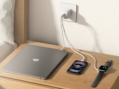 The new Belkin BoostCharge Pro 3-Port GaN Wall Charger 70W. (Image source: Belkin)